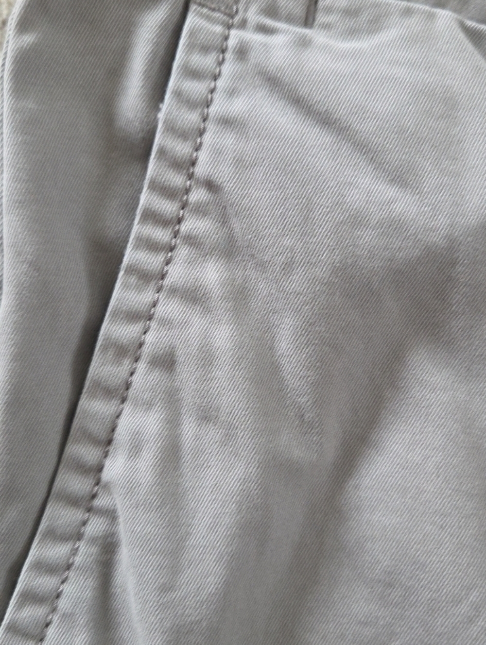 VTG Tommy Hilfiger Pants Mens 33 Gray 100% Cotton Khakis Chinos Flat Front 33x32 - Picture 3 of 10